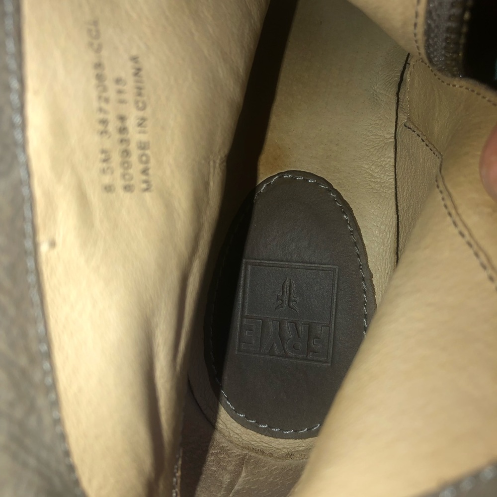 Frye brown/grayish ankle booties size 8.5M - Picture 10 of 10